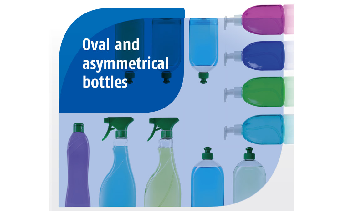 Oval and asymmetrical bottles